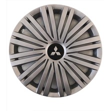 HMNL Mitsubishi Lancer  15'' Inç Gri   4lü Set Jant Kapağı Çelik Jant Görünümlü