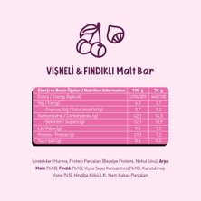 Malty Vişneli & Fındıklı Malt Bar 34 gr - 12 adet