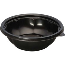 Folyoterm 750 gr Sıcağa Dayanıklı Siyah Yemek Kabı 300'LÜ