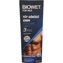 Biowet For Men Tüy Dökücü Krem 100 ml 3 Dakikada Etkili