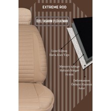 Randoffon Oto Koltuk Kılıfı Takım Extreme Rod Bej