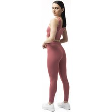 The Step Sports Straight Yüksek Bel Toparlayıcı, Sıkılaştırıcı Yoga Tayt 25"