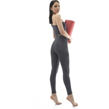 The Step Sports Straight Yüksek Bel Toparlayıcı, Sıkılaştırıcı Yoga Tayt 25"