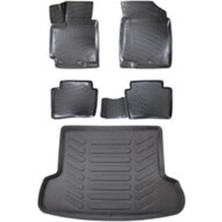 Rizline Renault Megane 2 2002-2009 3D Havuzlu Paspas + Bagaj Havuzu Set