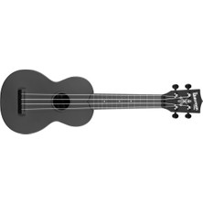 Kala Soprano Waterman Matte Black Soprano Ukulele