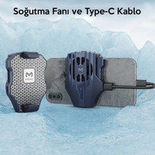 Memo DL02  Telefonu Soğutma Fanı Radyatör (Type-C Kablo Ile) AL-34063