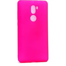 Case 4U Xiaomi Mi 5s Plus Kılıf Klasik Mat Renkli Yumuşak Premier Silikon Pembe