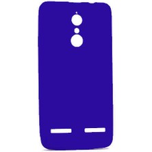 Case 4U Lenovo K6 Note Kılıf Klasik Mat Renkli Yumuşak Premier Silikon Saks Mavi