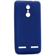 Case 4U Lenovo K6 Note Kılıf Klasik Mat Renkli Yumuşak Premier Silikon Lacivert