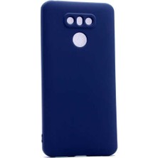 Case 4U LG G6 Kılıf Klasik Mat Renkli Yumuşak Premier Silikon Lacivert