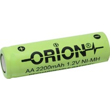 Orion 1.2V Ni-Mh Aa 2200MAH Şarj Edilebilir Kalem Pil