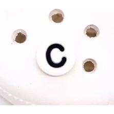 Ozan Tuhafiye Crocs Jibbitz Terlik Süsü Yuvarlak Harfler