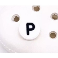 Ozan Tuhafiye Crocs Jibbitz Terlik Süsü Yuvarlak Harfler