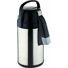 Cooker 3,5 Lt. Çelik İçecek Termosu Pompalı Modeli ile Uzun Süre Sıcak Tutma Özelliği