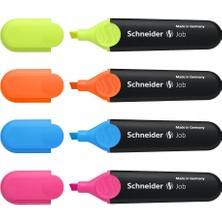 Schneider 150 Canlı Renkler Fosforlu Kalem Set 4'lü