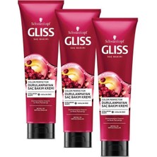 Gliss Color Perfector 150 ml X 3 Renk Koruyucu Balm Boyalı Saçlar İçin Etkili Parlaklık