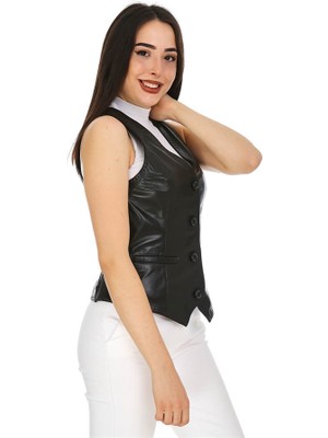 Dinamo Leather Kadın Gerçek Deri Ceket - YLK-B-528 - 16489 Dl1