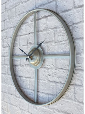Markakanvas Metal Duvar Saati  50 x 50  cm