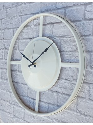 Markakanvas Metal Duvar Saati  50 x 50  cm