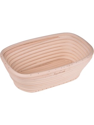 Bambum Puder Dikdörtgen 20 cm Ekmek Mayalama Sepeti