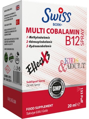 Swiss Bork Multı Cobalamın 20 ml Spry