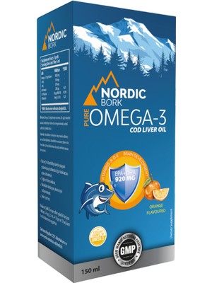 Nordic Bork Omega-3 Şrp 150 ml