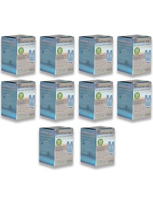 Vivachek Ölçüm Stribi x 10 Kutu Hafif ve Dayanıklı Medikal Ürünler İçin Kullanım Kolaylığı