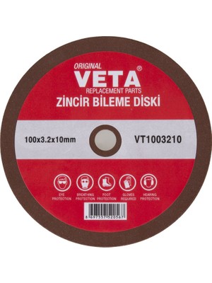 Palmera Zincir Bileme Diski 100 x 3.2 x 10MM