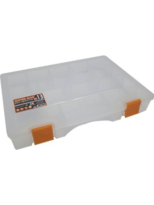 Super-Bag Çivi Boncuk Olta Kutusu Organizer 13 Gözlü  Alet Çantası 078936
