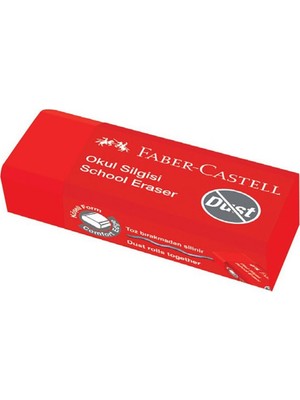 Faber-Castell Faber Castell Okul Silgisi Kırmızı
