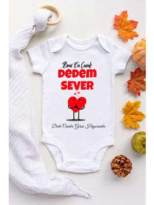 Limon Beni En Çok Dedem Sever Desenli