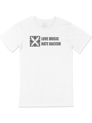 Cix Love Music Hate Racism Tişört