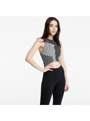 Reebok GI5003 Ts Seamless Kadın Gri Crop Top