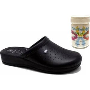 Gzr Anatomik Sabo Erkek Terlik + 50ML Topuk Çatlağı ve Nasır Giderici Onarıcı Ayak Kremi