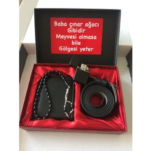 Babama Hediyelik Cüzdan Seti