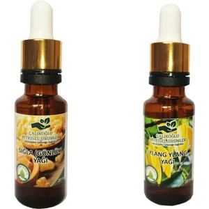 Çalıkoğlu Bitkisel Ürünler Sığla (Günlük) Yağı - Ylang Ylang Yağı 2'li Avantaj Paketi 20 ml