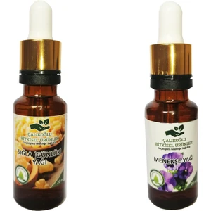 Çalıkoğlu Bitkisel Ürünler Sığla (Günlük) Yağı - Menekşe Yağı 2'li Avantaj Paketi 20 ml