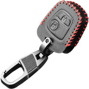 Peugeot 107 206 207 306 307 407 2 Tuşlu Deri Anahtar Kılıfı