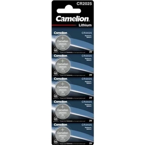 Ata Elektronik Camelion 1 Kart 5AD 5 Adet CR2025 Cr 2025 Yassı Düğme Para Bios Pili Araç Alarm Kepenk Kumanda Pil
