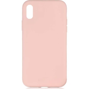 Case 4U Apple iPhone XS Max 6.5 Kılıf Içi Kadife Logosuz LSR Lansman Silinebilir Arka Kapak Pembe