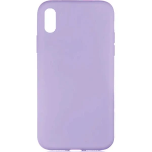 Case 4U Apple iPhone XS Max 6.5 Kılıf Içi Kadife Logosuz LSR Lansman Silinebilir Arka Kapak Mor