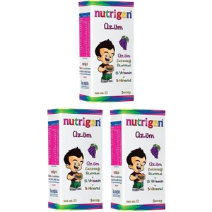 Üzüm Çekirdeği Ekstresi Multivitamin Şurup 200 ml X3 Adet