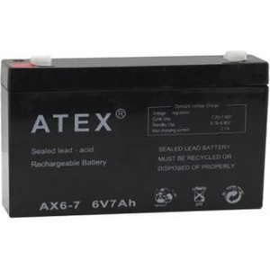 Akü 6V 7A (15X9X3.3CM) Atex