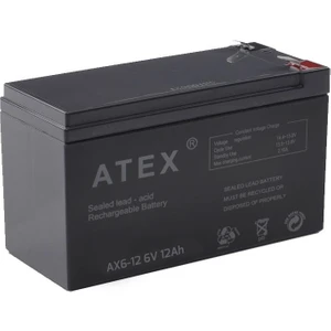 Akü 6V 12A (15X9X5CM) Atex