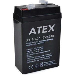Akü 12V 2.2A Dik (7X10X4.5CM) Atex
