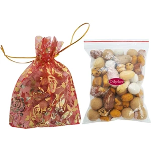 Lüks Ekonomik Hazır Keseli Paketlenmiş Düğün, Nişan ve Kına Kuruyemiş Çerezi 50 gr x 25'li