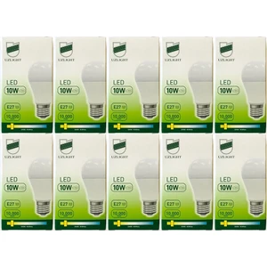 Uzlıght 10W (75W) Gün Işığı LED Ampul 10'lu Paket