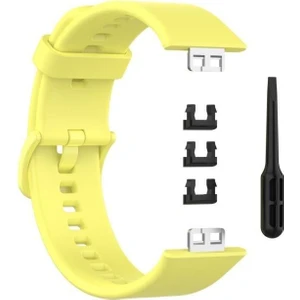 Huawei Watch Fit Silikon Kordon Premium Spor Kayış - Tam Uyumlu