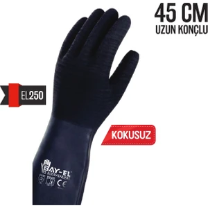 Bay Tec Baytec Kauçuk Eldiven Uzun Pütürlü