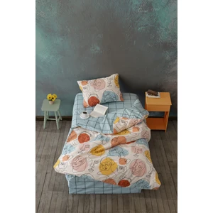 Casa Carina Modern Mint Ranforce Lastikli Çarşaflı Tek Kişilik Nevresim Takımı